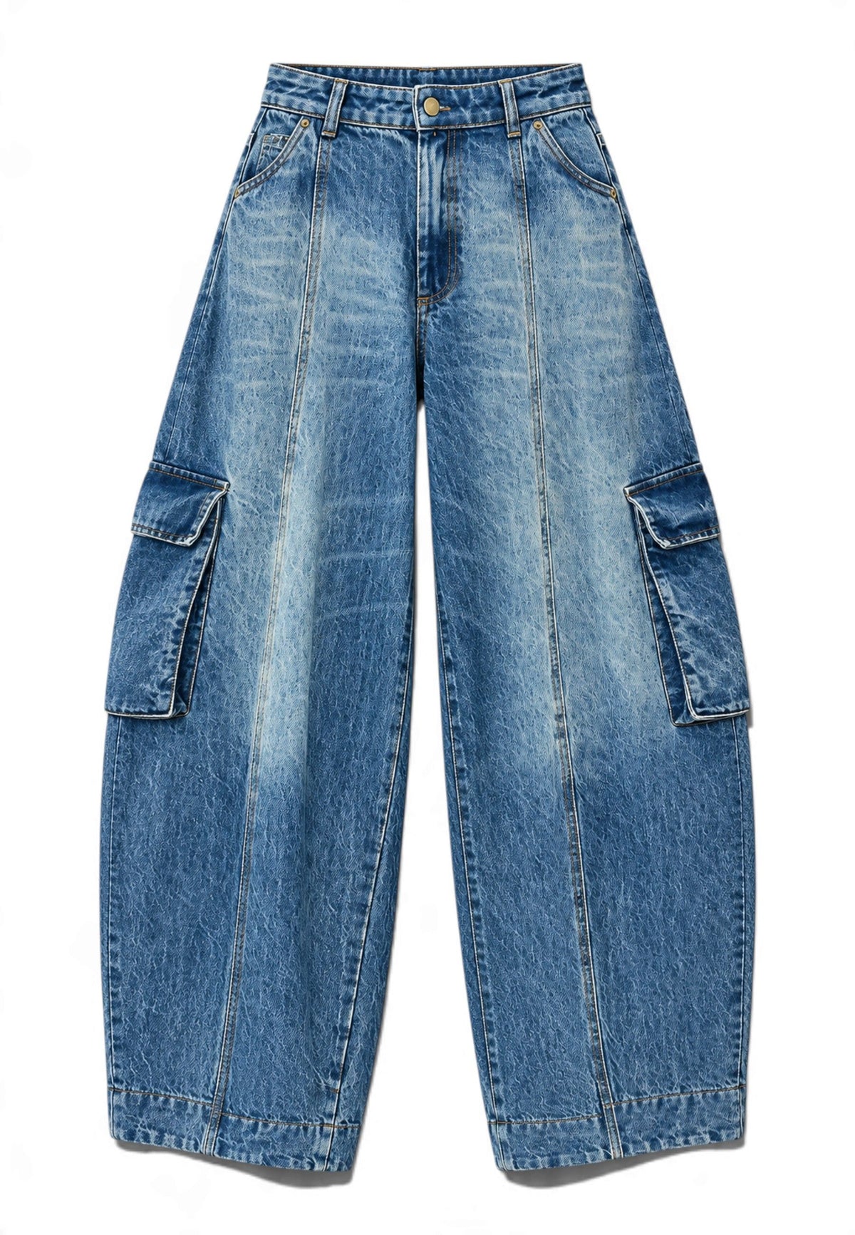 MOTEL - Jeans Barrel Tascone Denim