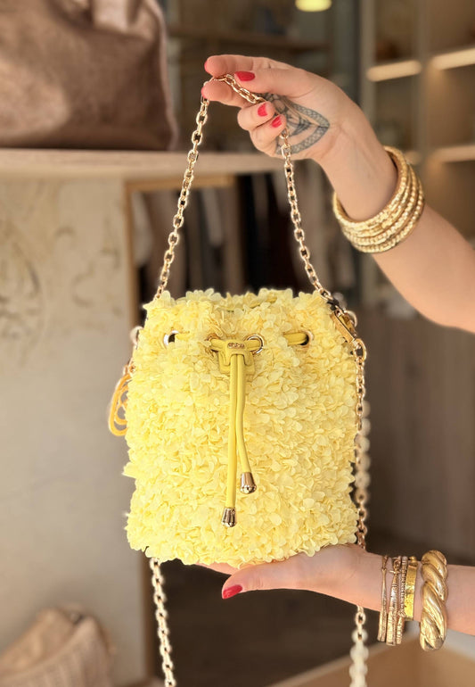LA CARRIE - Secchiello in Chiffon "Night Edition" Giallo