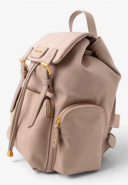 LA CARRIE - Zaino Dark Nylon Taupe
