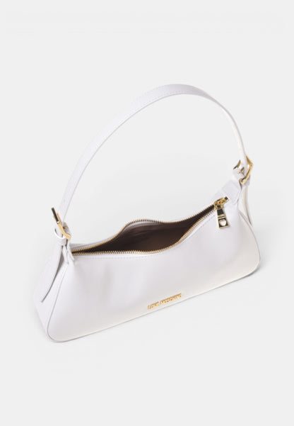 LOVE MOSCHINO - Borsetta A Spalla Logo Brand Bianco