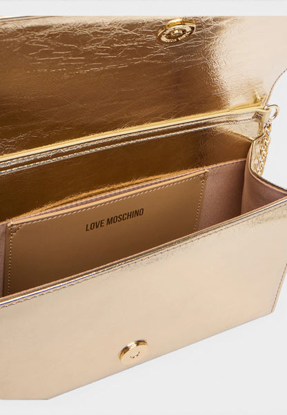 LOVE MOSCHINO - Borsetta A Tracolla Platino