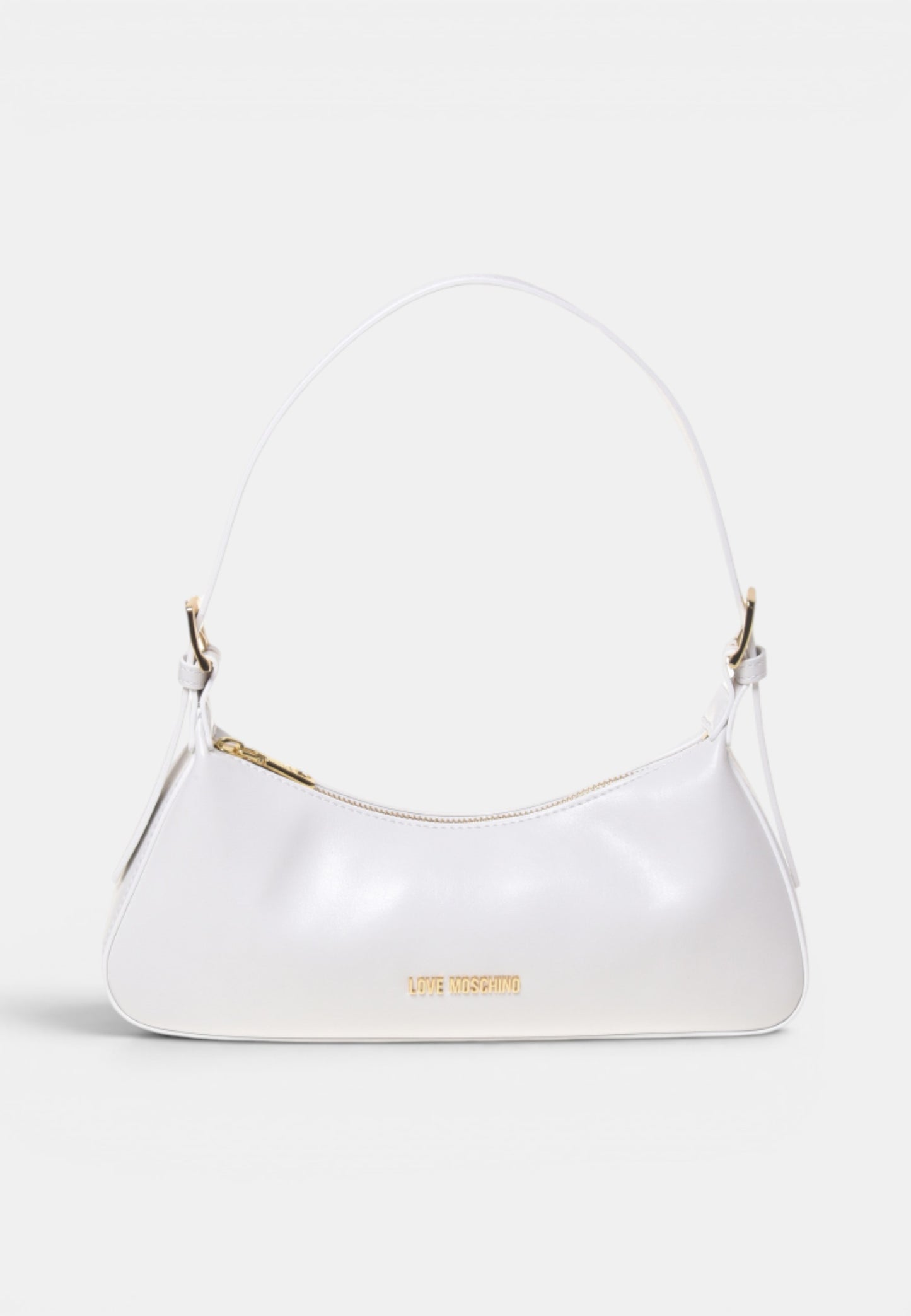 LOVE MOSCHINO - Borsetta A Spalla Logo Brand Bianco