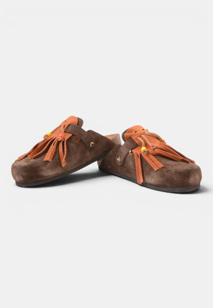 DIVINE FOLLIE - Ciabatta Velour Terra
