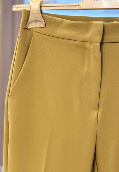 MARYLEY - Pantalone Fluido Trombetta Olio