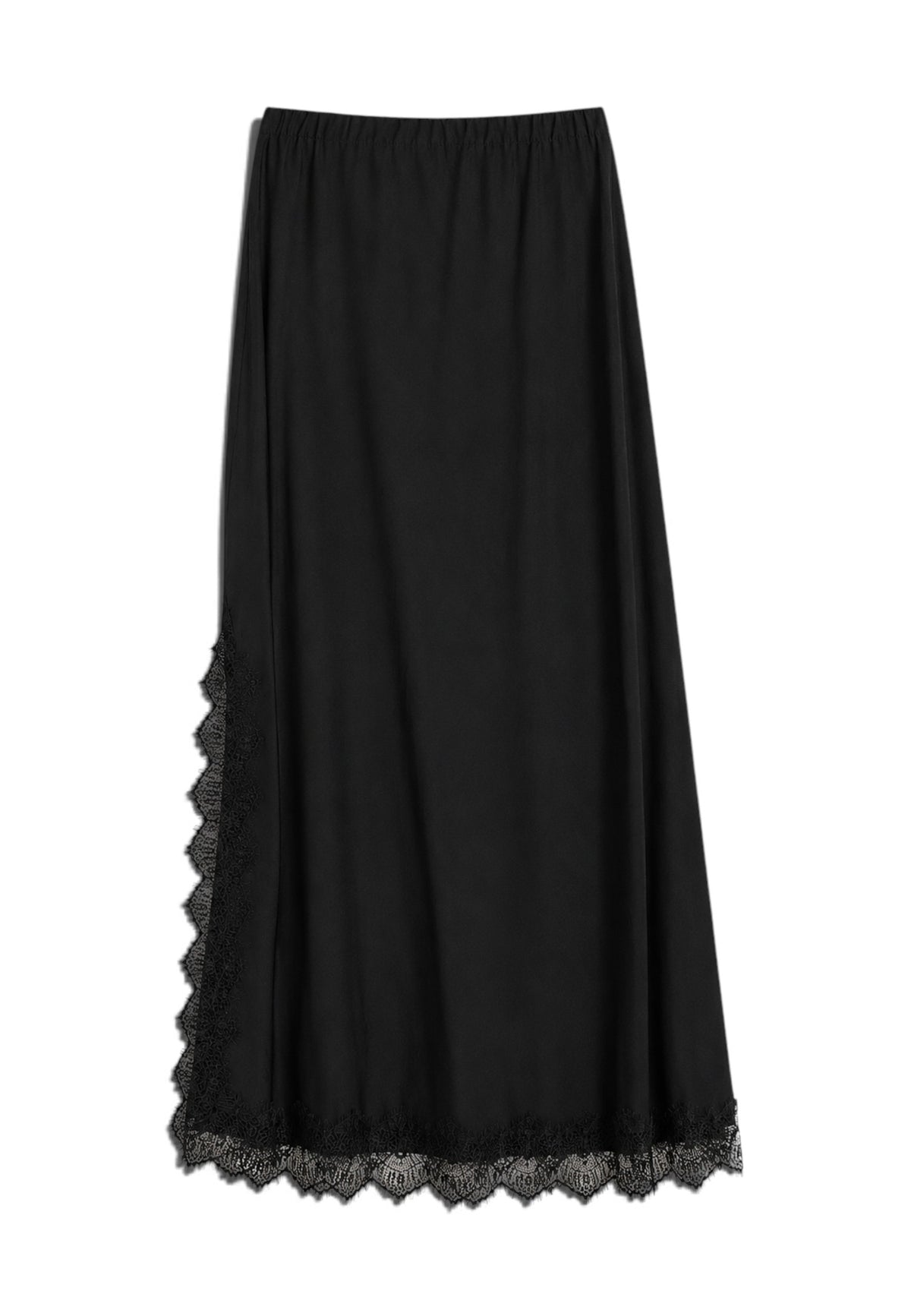 NUNZIA - Gonna Lunga Con Pizzo Nero