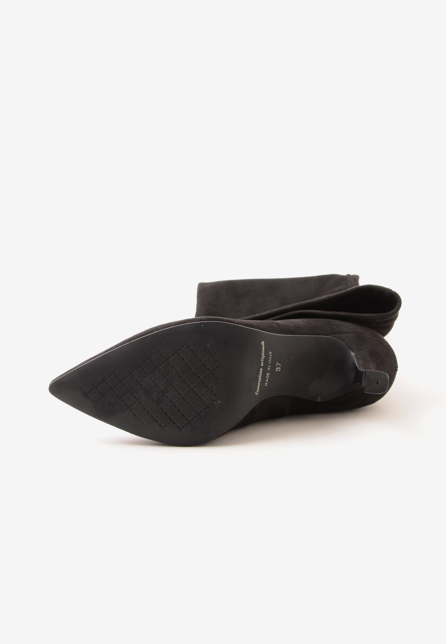 DIVINE FOLLIE - Stivale Al Ginocchio Camoscio Nero
