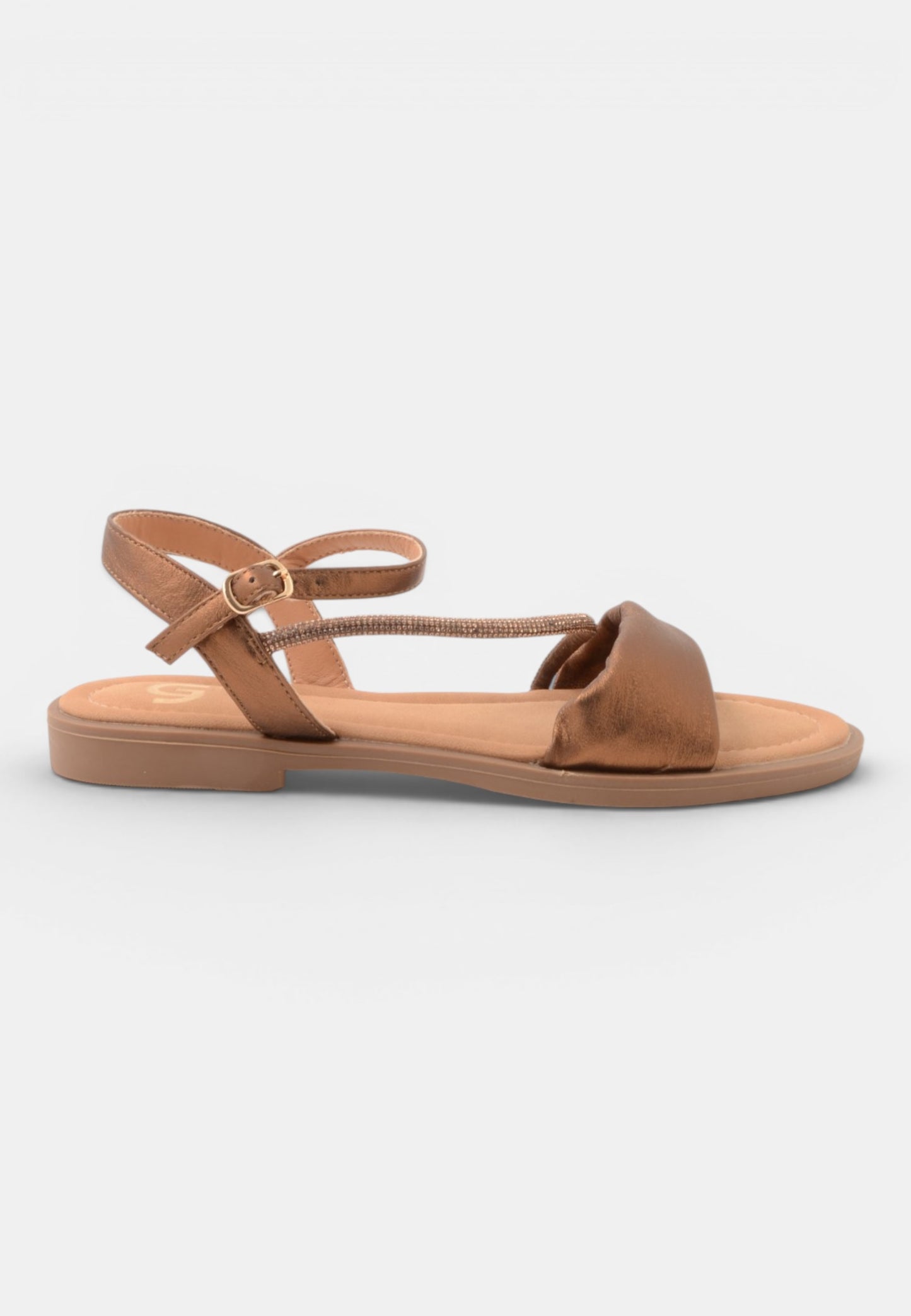 GOLD&GOLD - Sandalo Intreccio Bronzo