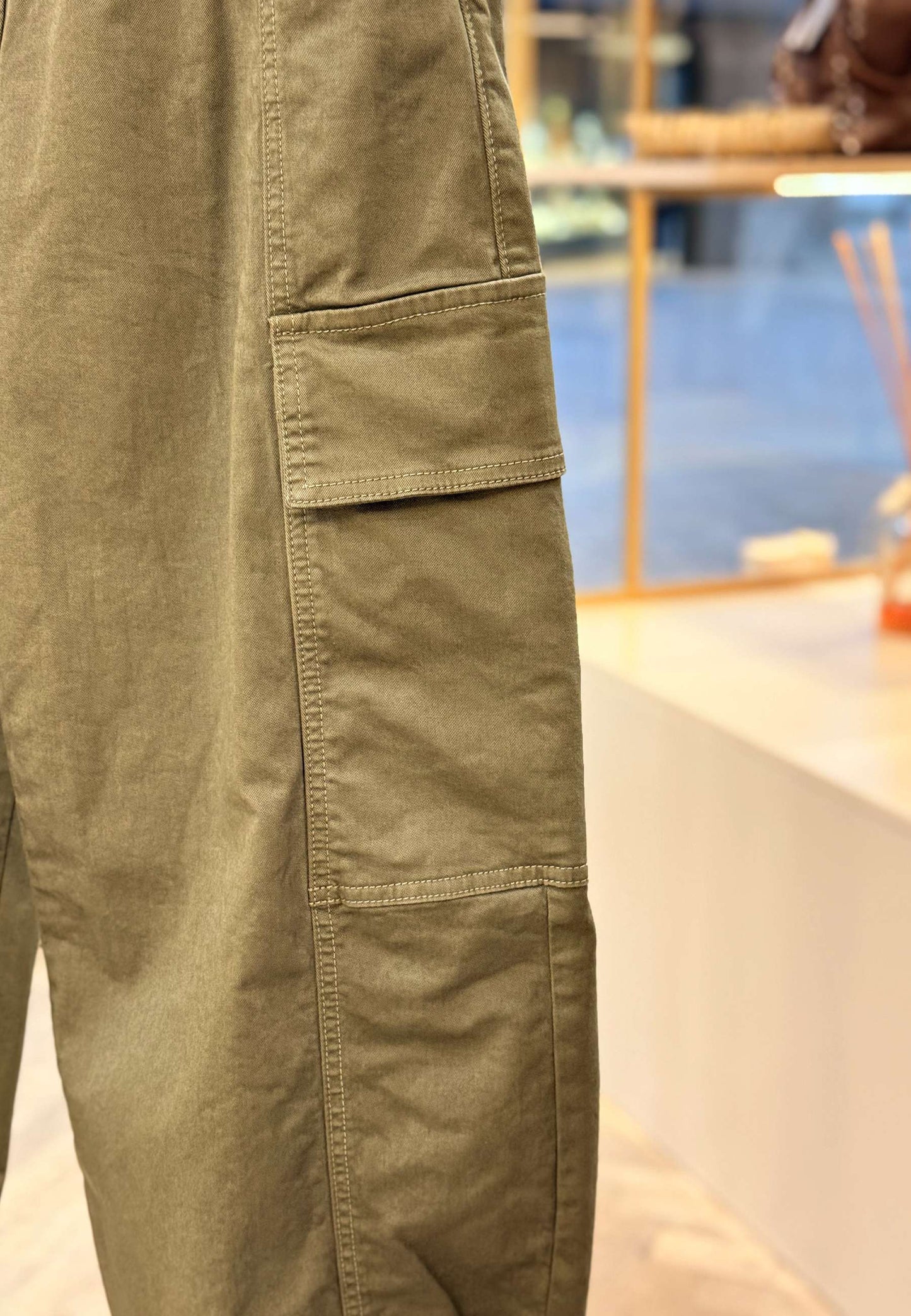 PLEASE - Pantalone Cargo Ballon Militare
