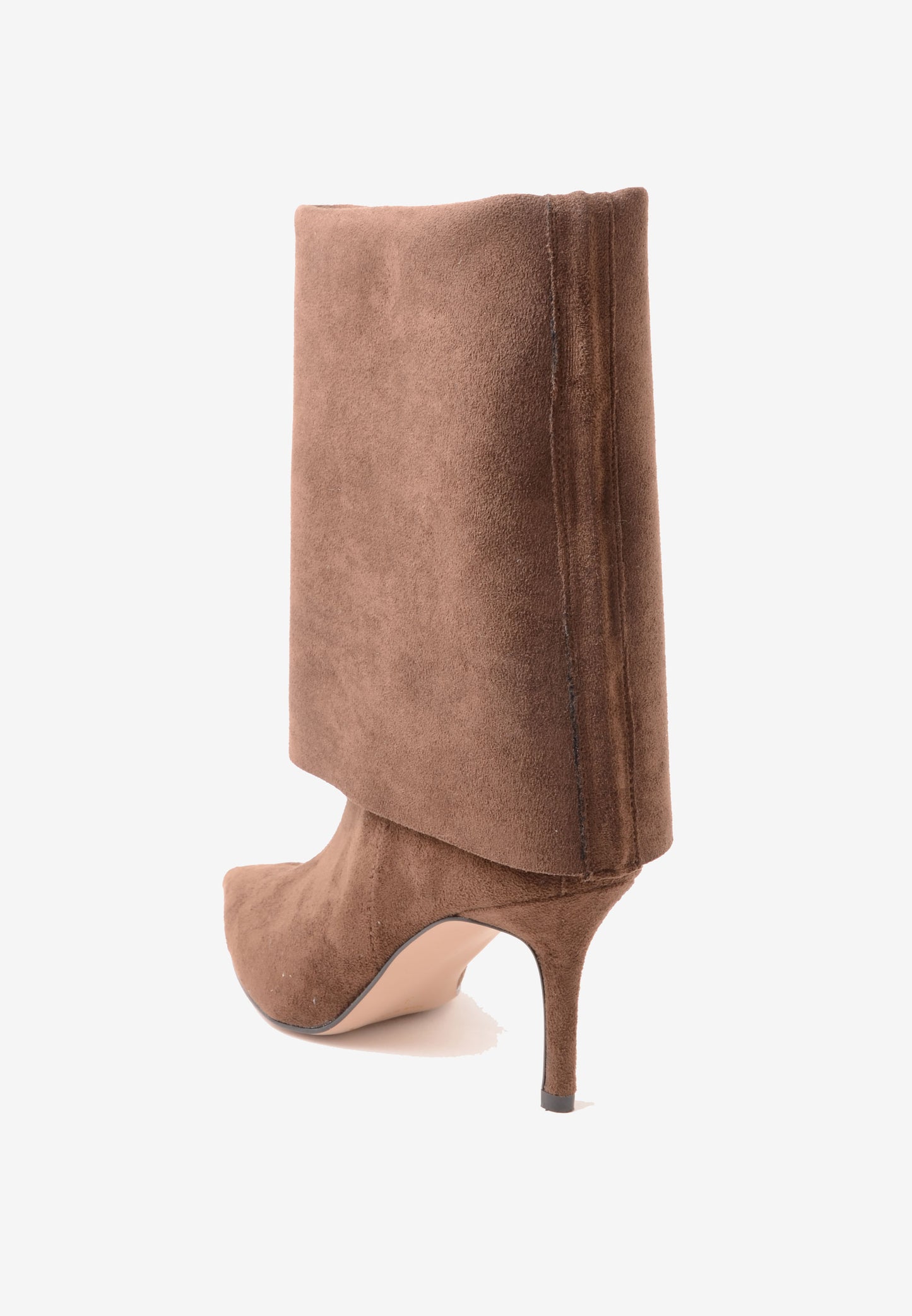 DIVINE FOLLIE - Tronchetto Tubolare Camoscio Caffe