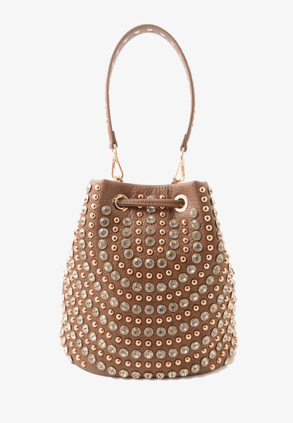 LA CARRIE - Secchiello Strass Andromeda Taupe
