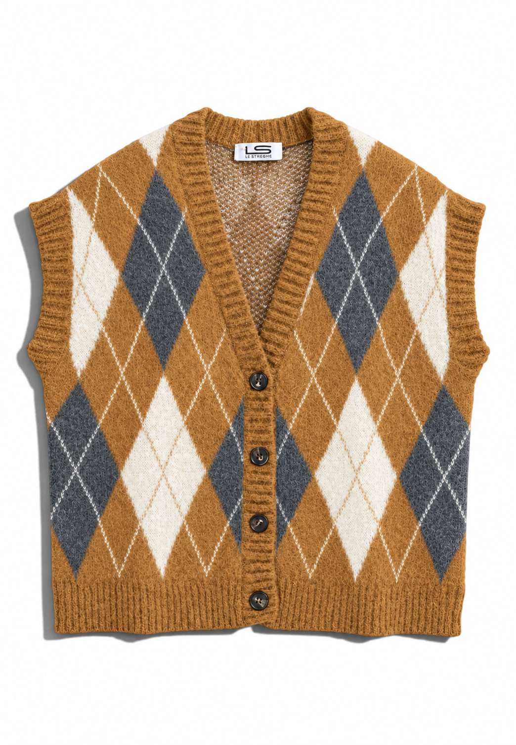 LE STREGHE - Gilet Rombi Ruggine