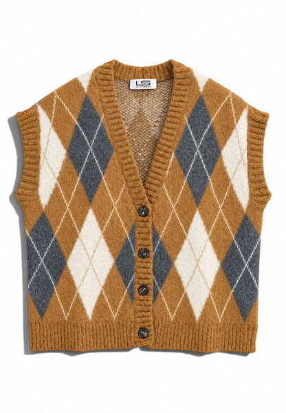 LE STREGHE - Gilet Rombi Ruggine