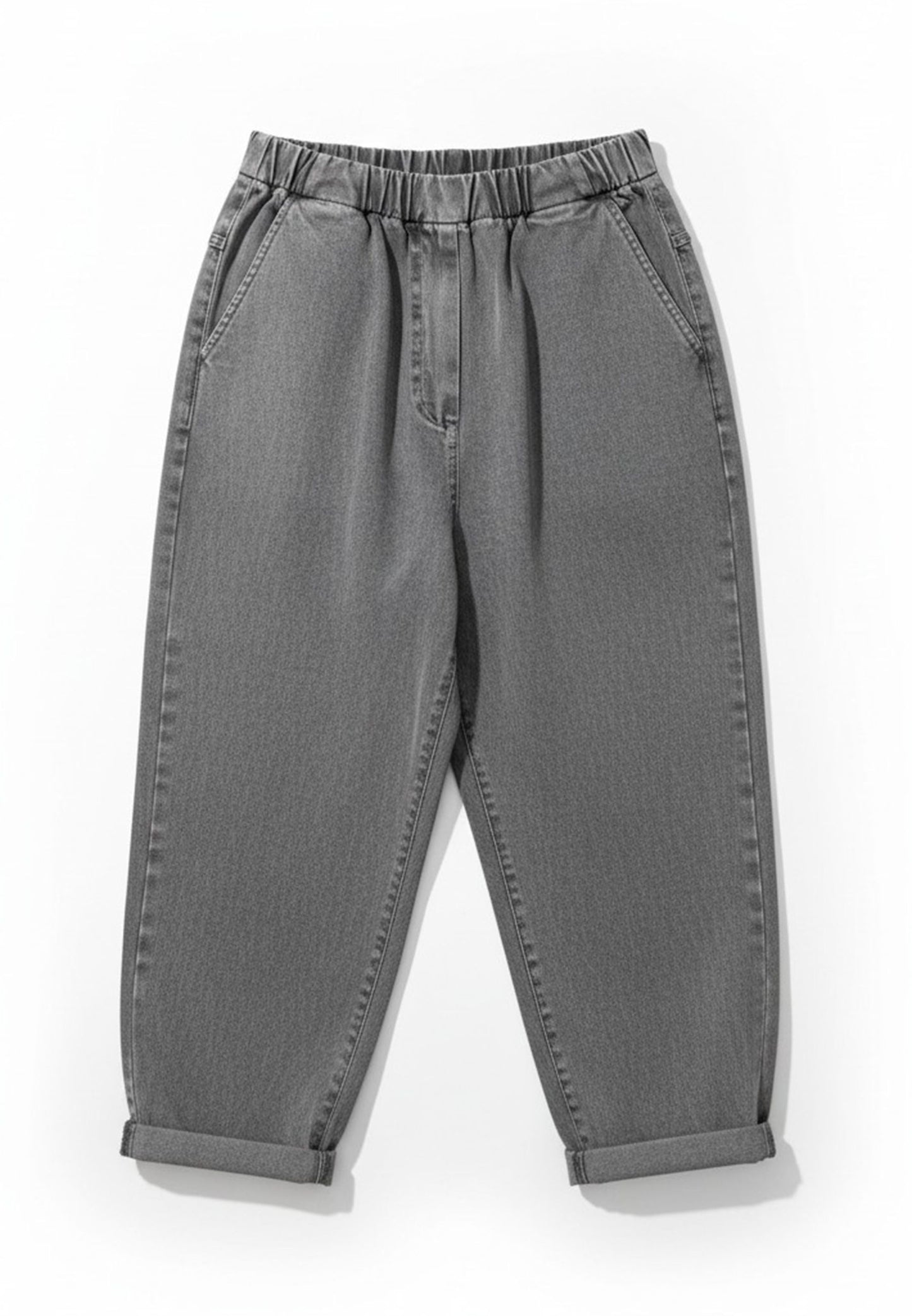 SUSY STAR CURVY - Jeans Ballon Marmorizzato Nero
