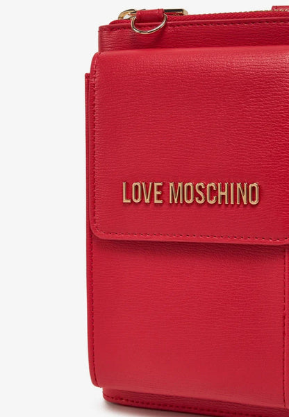 LOVE MOSCHINO - Porta Cellulare A Tracolla Rosso