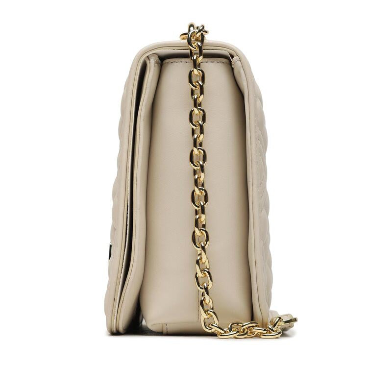 LOVE MOSCHINO - Borsa A Spalla Quilted Avorio