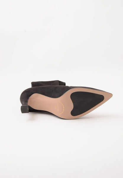 DIVINE FOLLIE - Stivale Alto Elasticizzato Nero