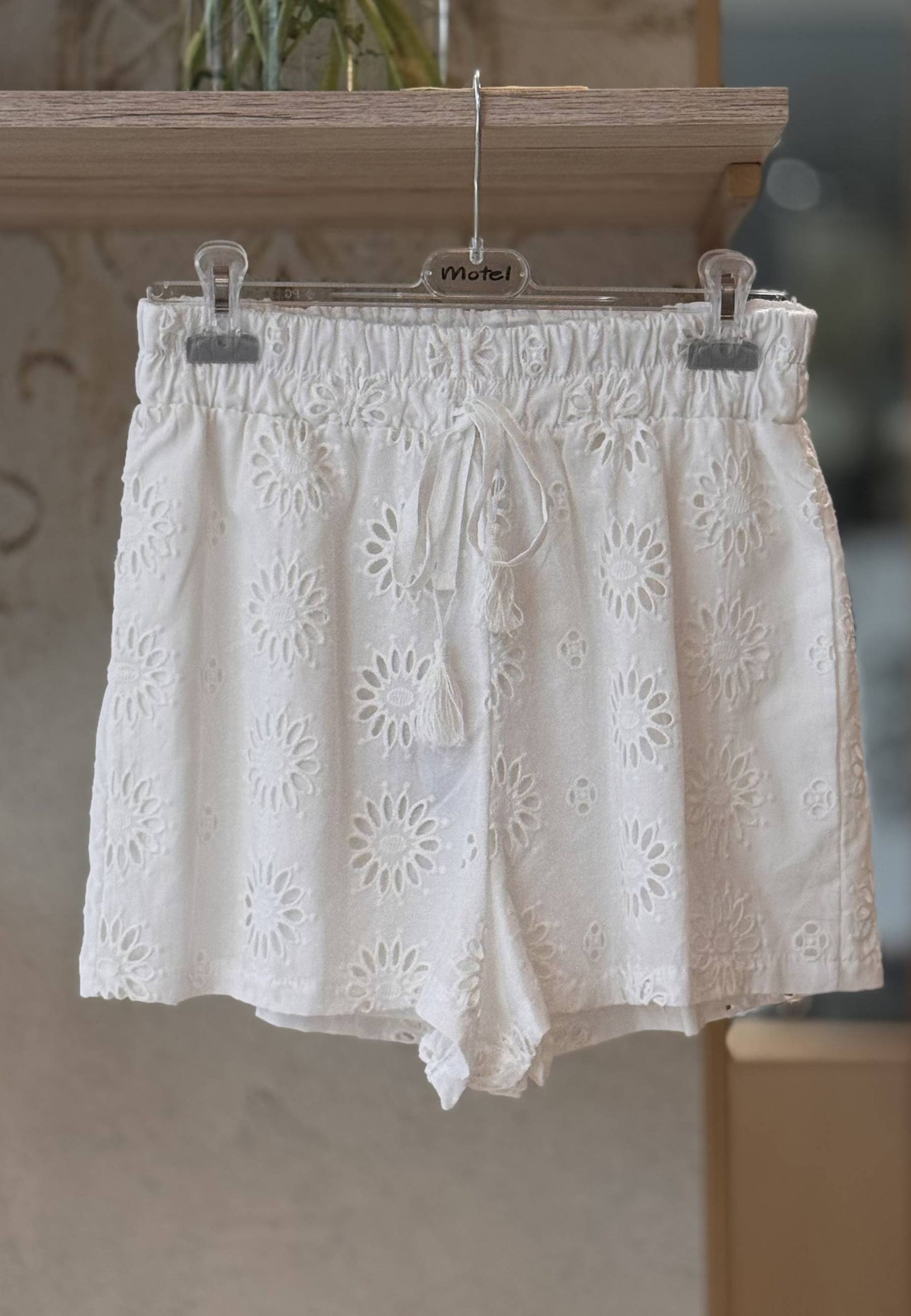 MOTEL - Short Pizzo San Gallo Bianco