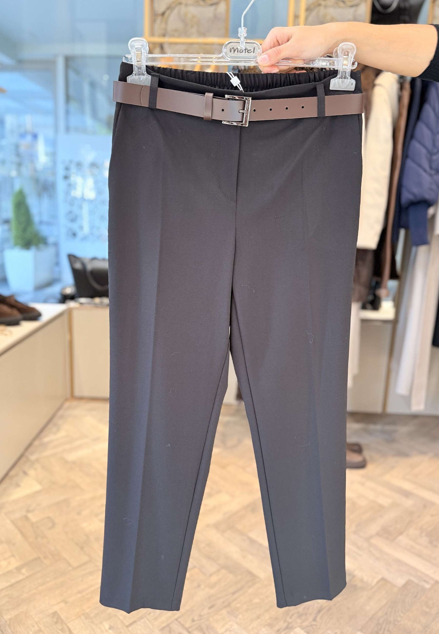 MOTEL - Pantaloni Con Cintura Nero