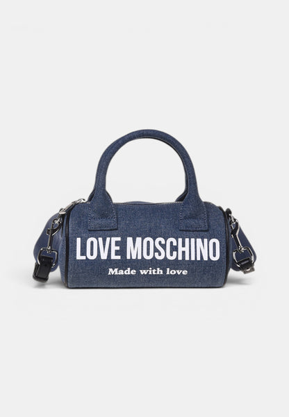 LOVE MOSCHINO - Borsetta A Tracolla Signature In Denim