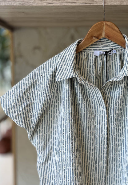 PLEASE - Camicia Pizzo San Gallo