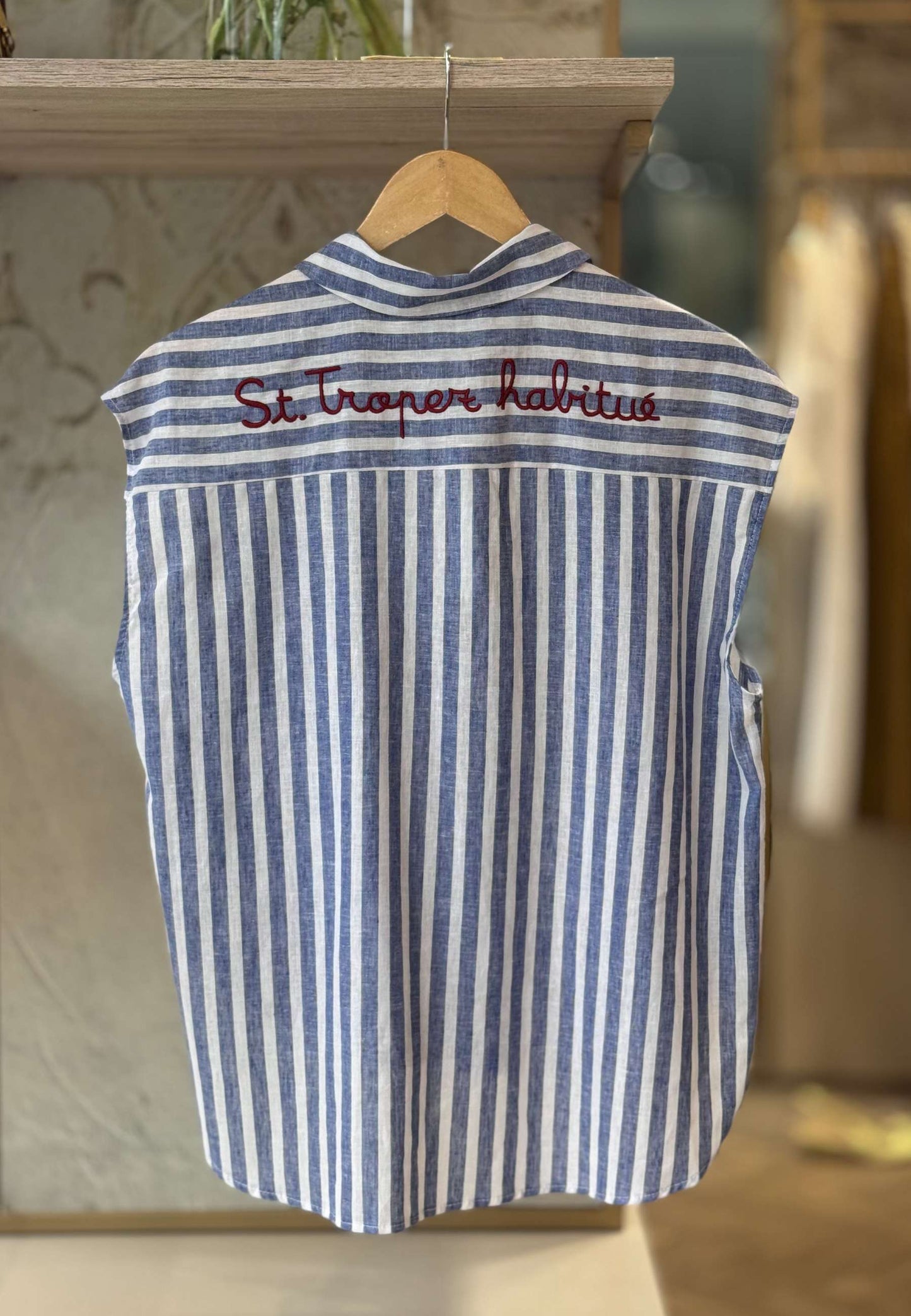 MOTEL - Camicia St. Tropez Bluette