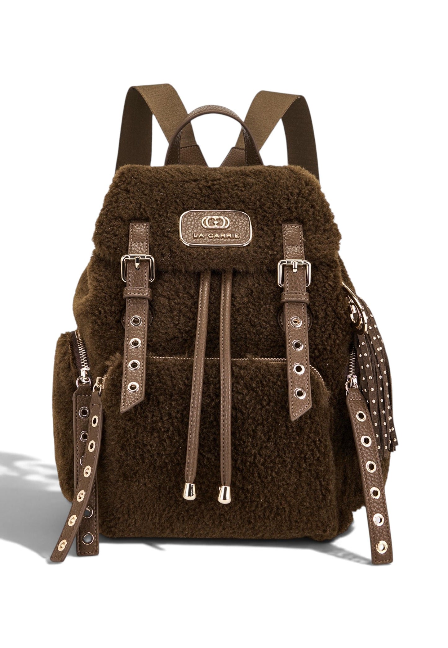 LA CARRIE - Zaino TEDDY ECO FUR Marrone