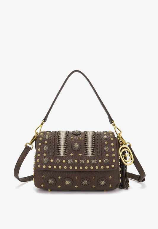 LA CARRIE - Borsa A Tracolla Jungle Marrone