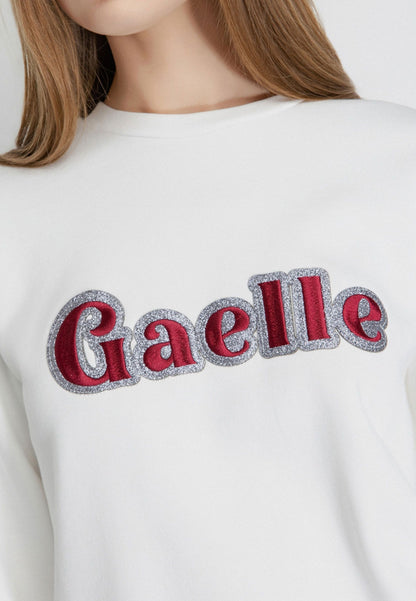 GAELLE - Felpa paricollo Off White