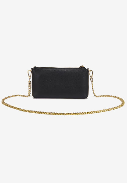 LA CARRIE - Pochette Portafoglio Borchie Nero
