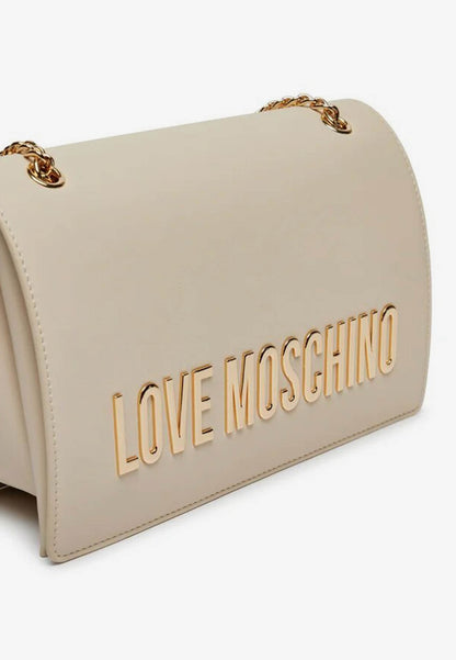 LOVE MOSCHINO - Ivory Lettering Shoulder Bag