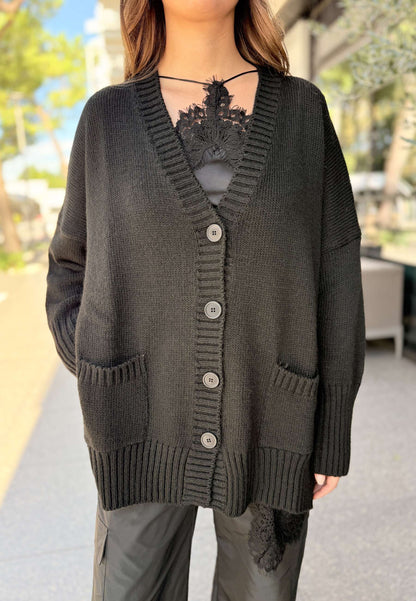 MOTEL - Cardigan Nero