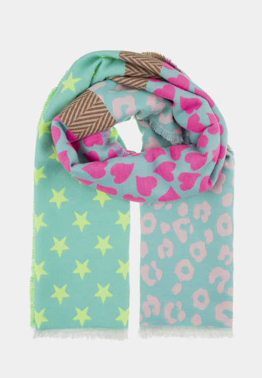 ALEX MAX - Tiffany Hearts Stars Scarf