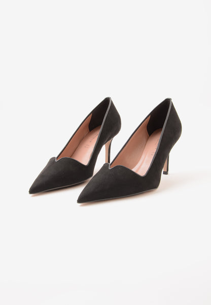 DIVINE FOLLIE - Décolleté Camoscio Nero