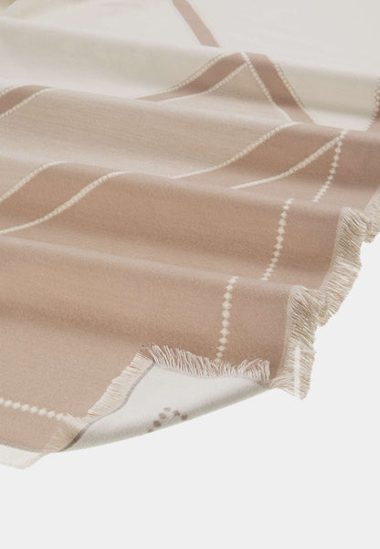 ALEX MAX - Beige Diamond Maxi Scarf