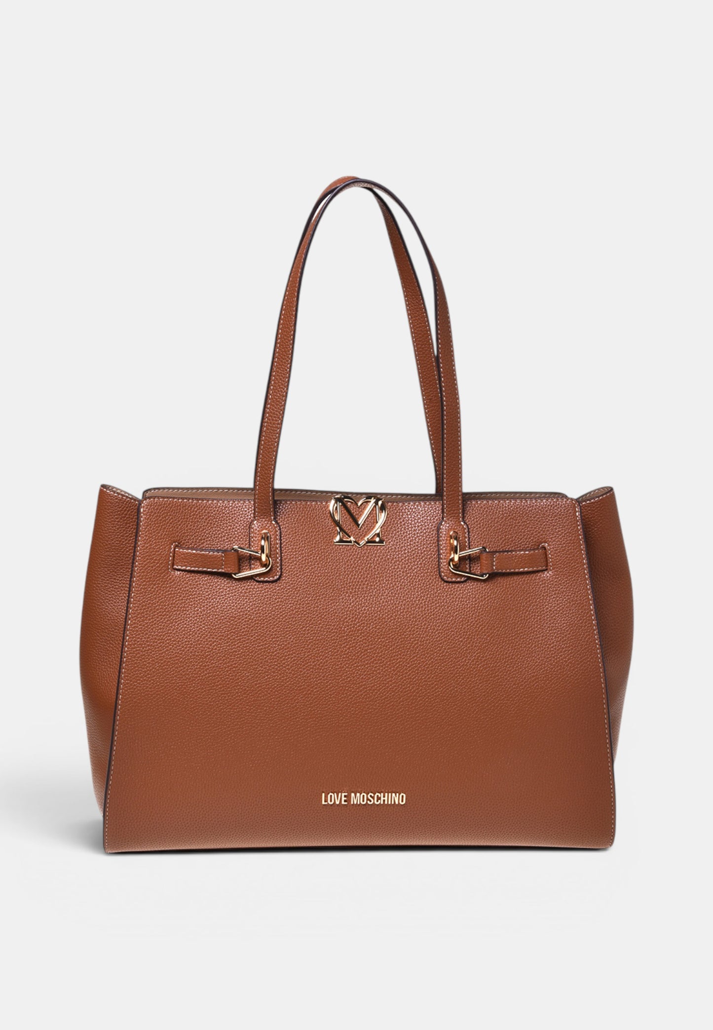 LOVE MOSCHINO - Shopping Bag Love Cuoio