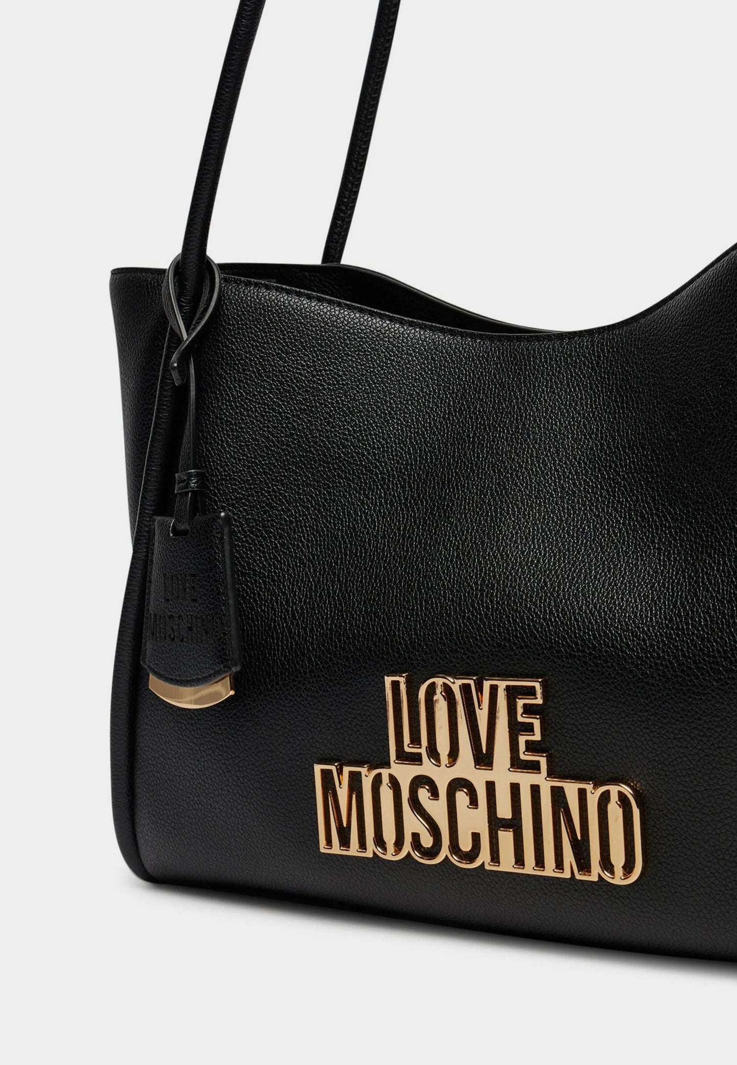 LOVE MOSCHINO - Borsa A Spalla Lettering Nero