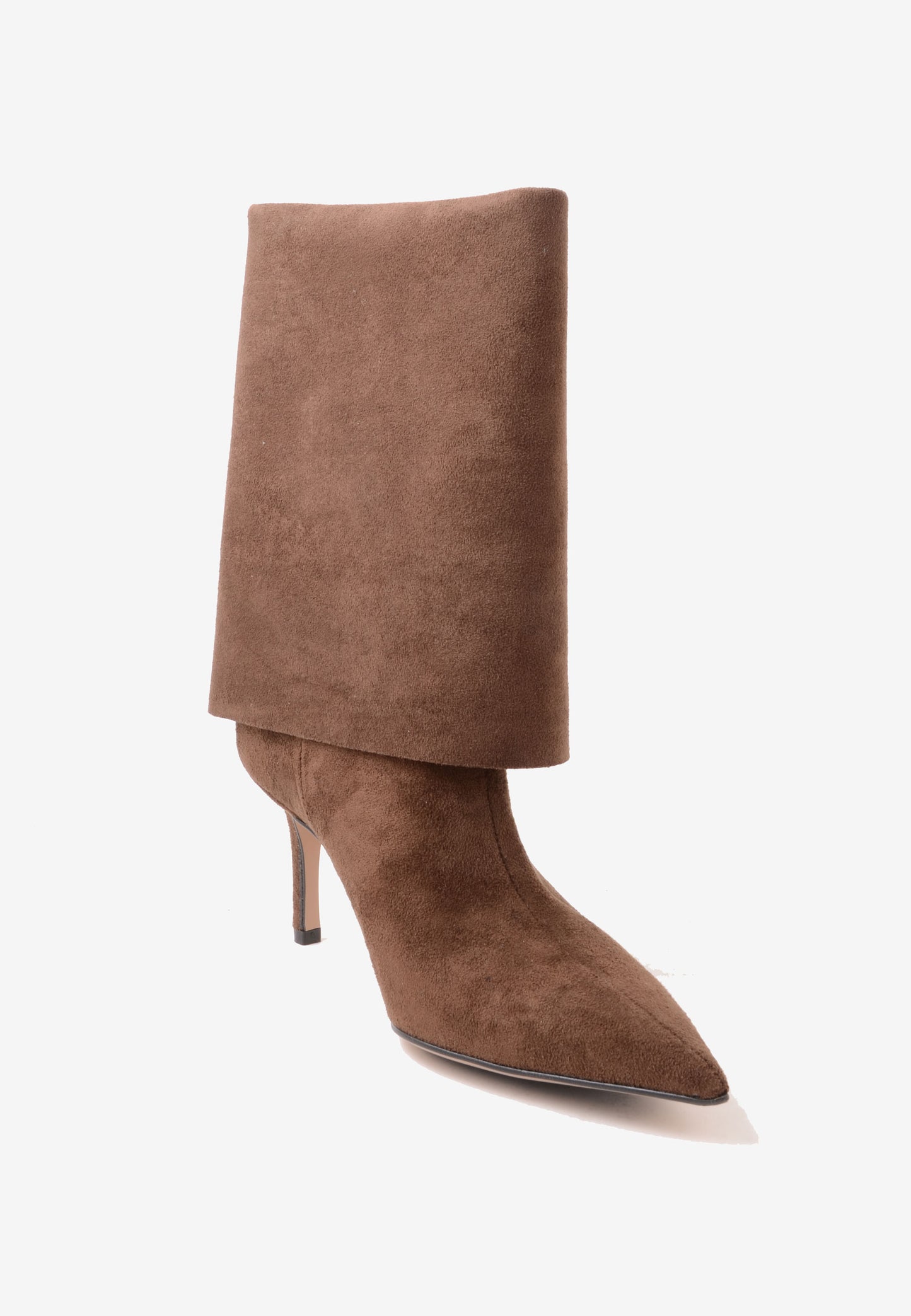 DIVINE FOLLIE - Tronchetto Tubolare Camoscio Caffe