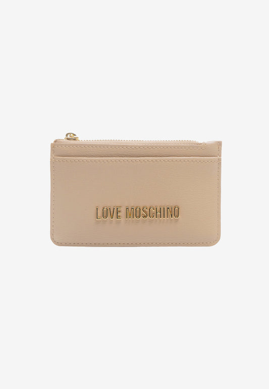 LOVE MOSCHINO - Portacarte Di Credito Beige