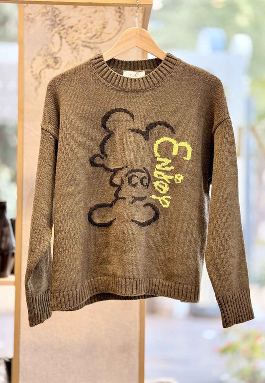 MOTEL - Maglioncino Topolino Verde