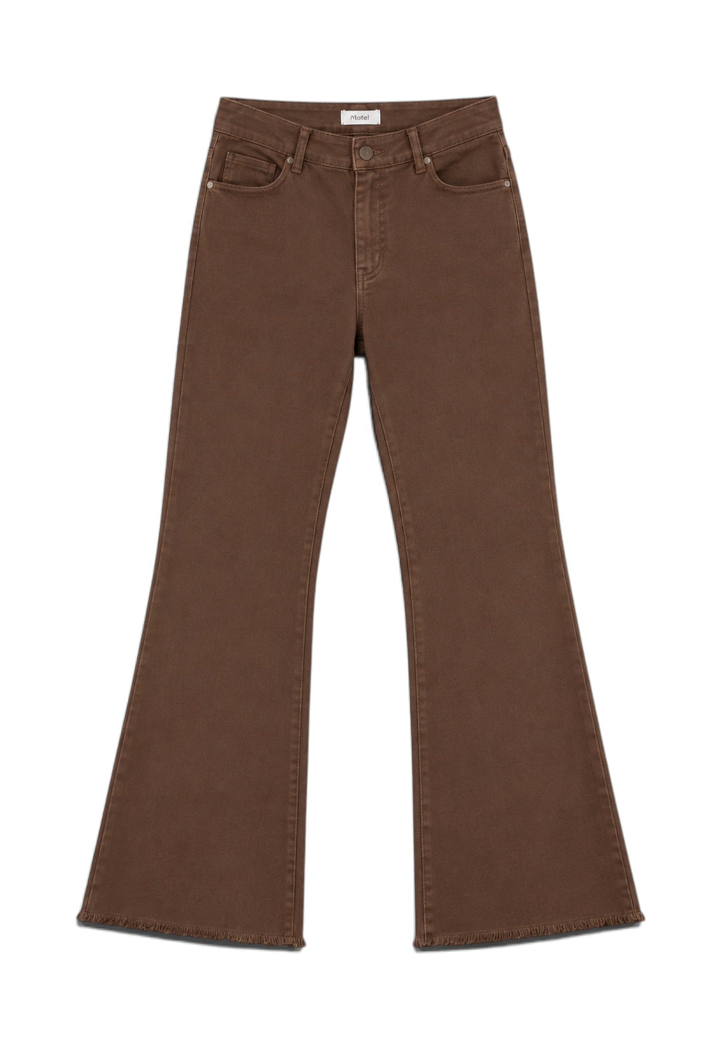 MOTEL - Jeans Flare Raw Sigaro