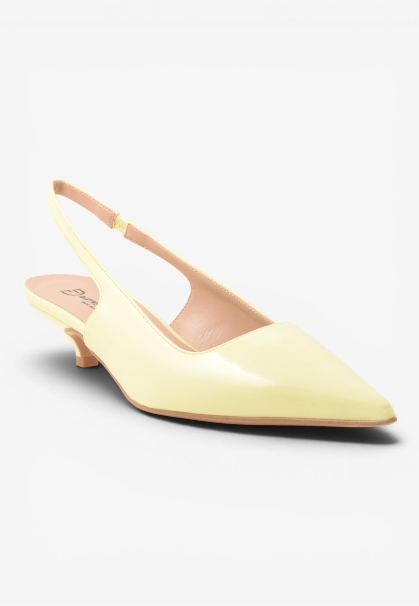 DIVINE FOLLIE - Slingback Vernice Giallo