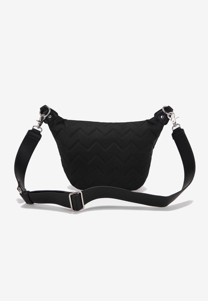 LA CARRIE - Marsupio Nylon Borchie Nero