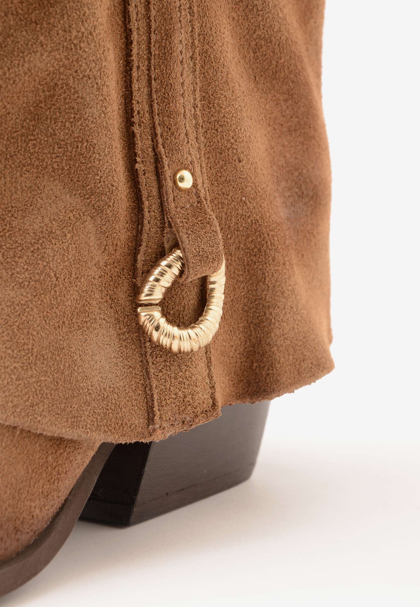 DIVINE FOLLIE - Stivale Anelli Oro Taupe