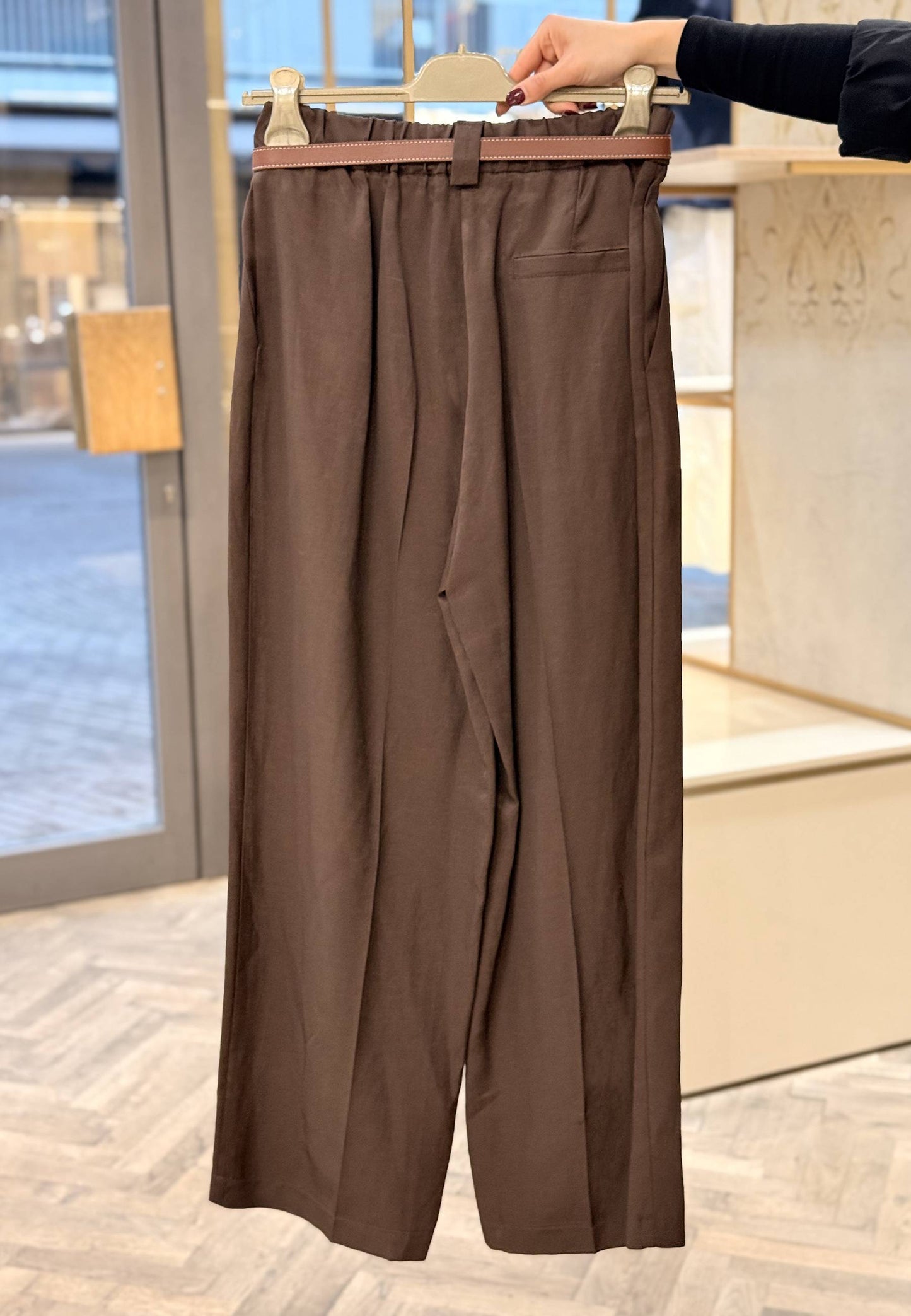 MARYLEY - Pantalone Largo Moro