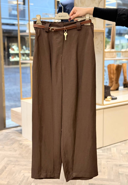 MARYLEY - Pantalone Largo Moro