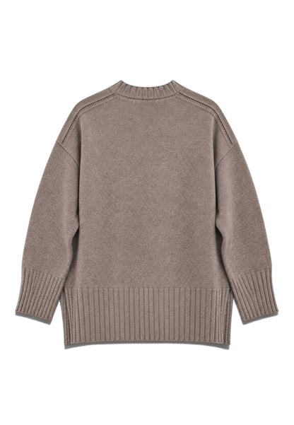 MOTEL - Pullover Over Beige