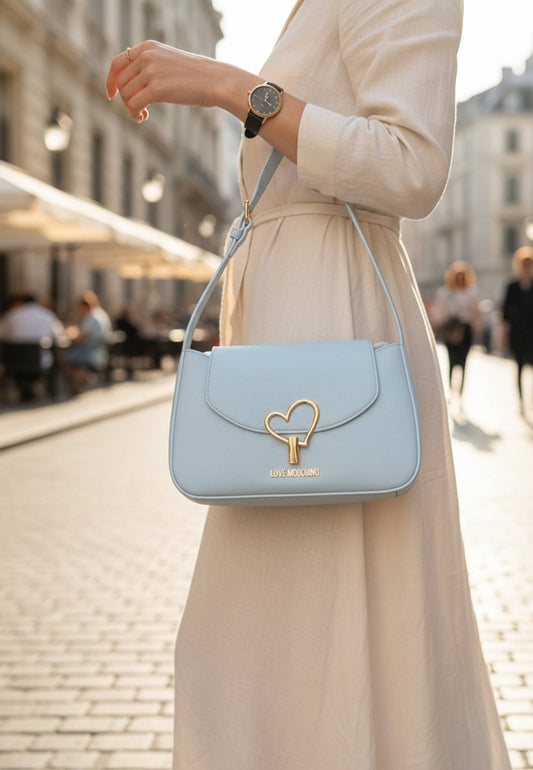 LOVE MOSCHINO - Borsetta A Spalla Cielo