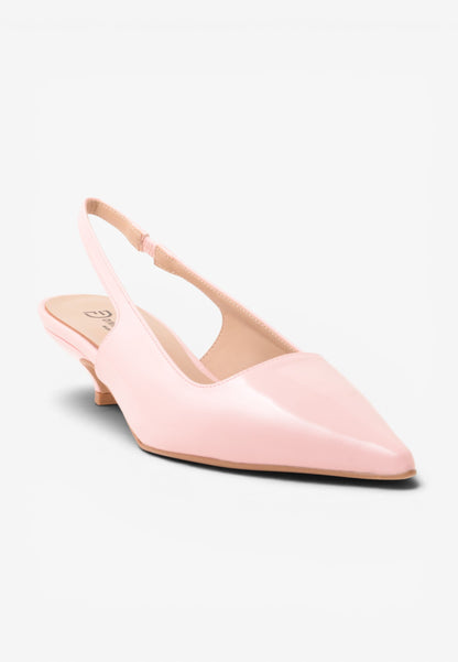 DIVINE FOLLIE - Slingback Vernice Rosa