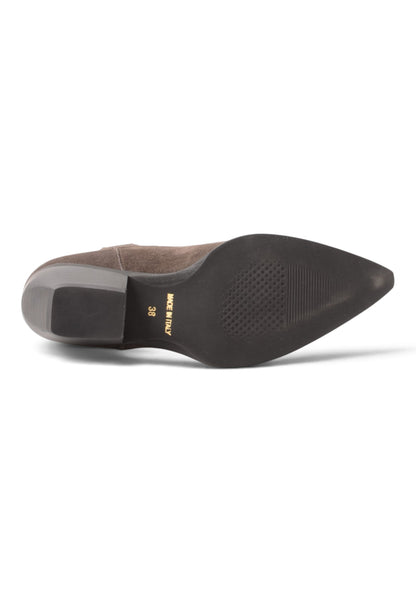 DIVINE FOLLIE - Stivaletto Texano Con Ricami Carbone