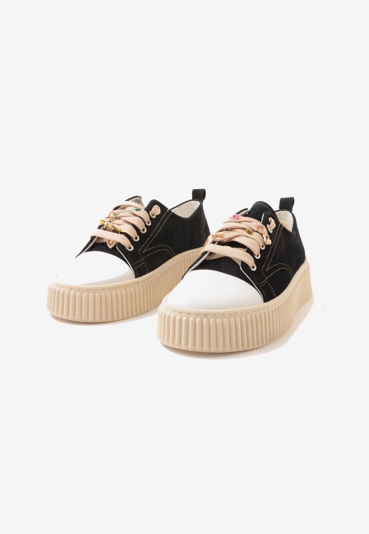 DIVINE FOLLIE - Sneakers Camoscio Nero
